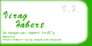 virag habert business card